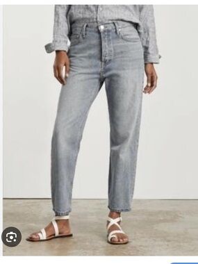 Agolde Fen High Rise, Relaxed, Tapered Ankle Jeans